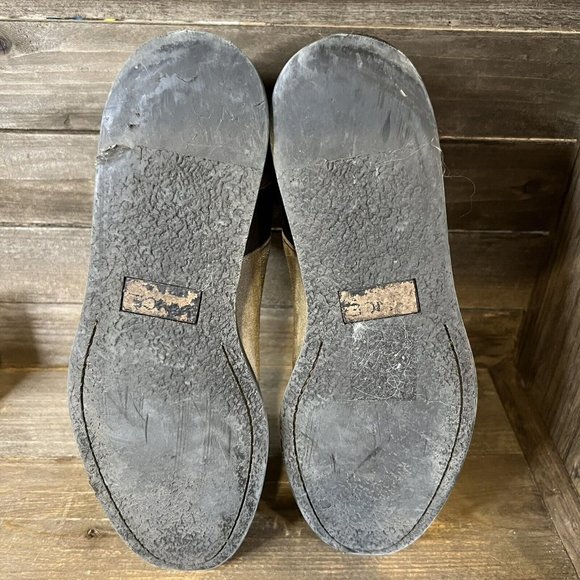 Mens VINCE Tan Brown Suede Leather Ankle Chelsea Dress Boots Size 9.5 M GUC - Picture 5 of 6